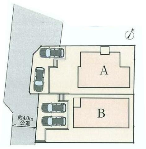 Compartment figure. 42,800,000 yen, 4LDK, Land area 174.77 sq m , Building area 96.88 sq m