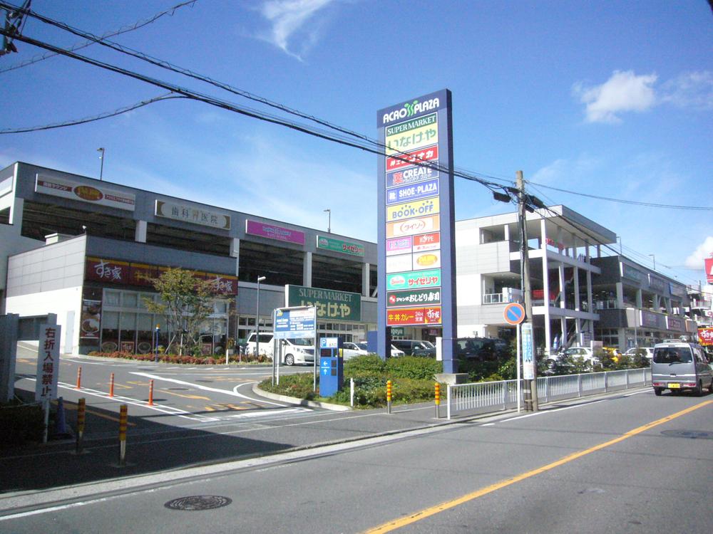 Shopping centre. The beginning and the shops in which the 350m "Inageya", "create", "Daiso" until Across Plaza Higashi Kanagawa, Shopping mall.