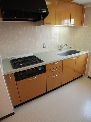 Kitchen. System kitchen photograph is another room