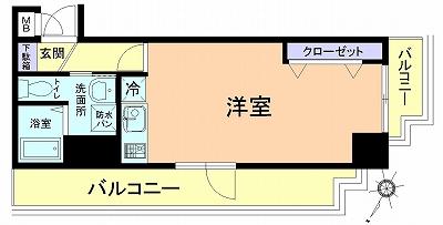Floor plan. Price 14.9 million yen, Footprint 30.4 sq m , Balcony area 10.98 sq m