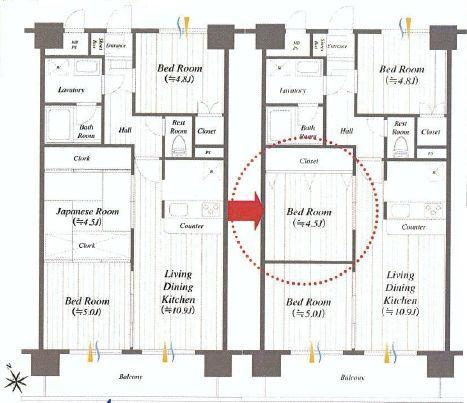 Floor plan. 2LDK + S (storeroom), Price 24,800,000 yen, Occupied area 58.32 sq m , Balcony area 8.02 sq m