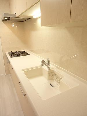 Kitchen. Sink artificial marble ・ Work top