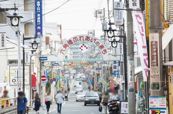"Rokkakubashi shopping street" (I than about 510m ・ 7 min walk / About than II 610m ・ An 8-minute walk)