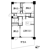 Floor: 3LDK + WIC, the occupied area: 62.08 sq m, Price: 36,600,000 yen, now on sale