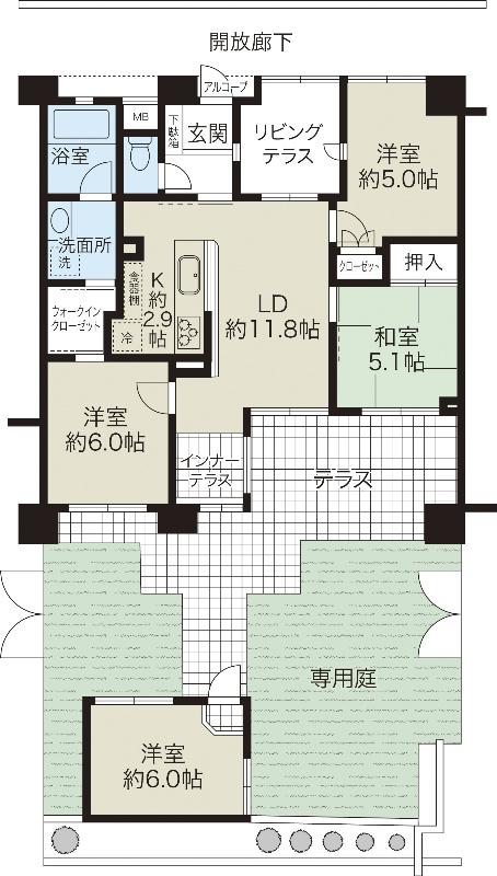 Floor plan. 3LDK+S, Price 31,800,000 yen, Occupied area 76.67 sq m