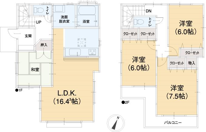 Floor plan. 37,800,000 yen, 4LDK, Land area 100.1 sq m , Building area 98.01 sq m reference plan