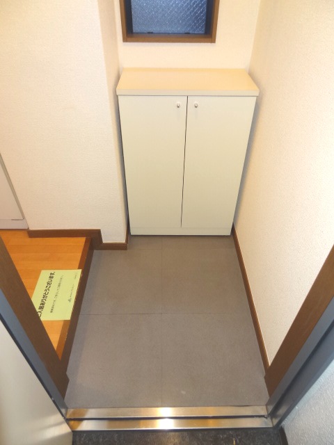 Entrance. Shoe box