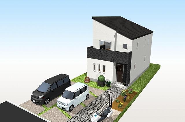 Building plan example (Perth ・ appearance). Reference building price 15.8 million yen Building area 95.77 sq m