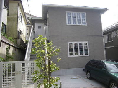 Building appearance. Stylish appearance Sekisui House construction. 