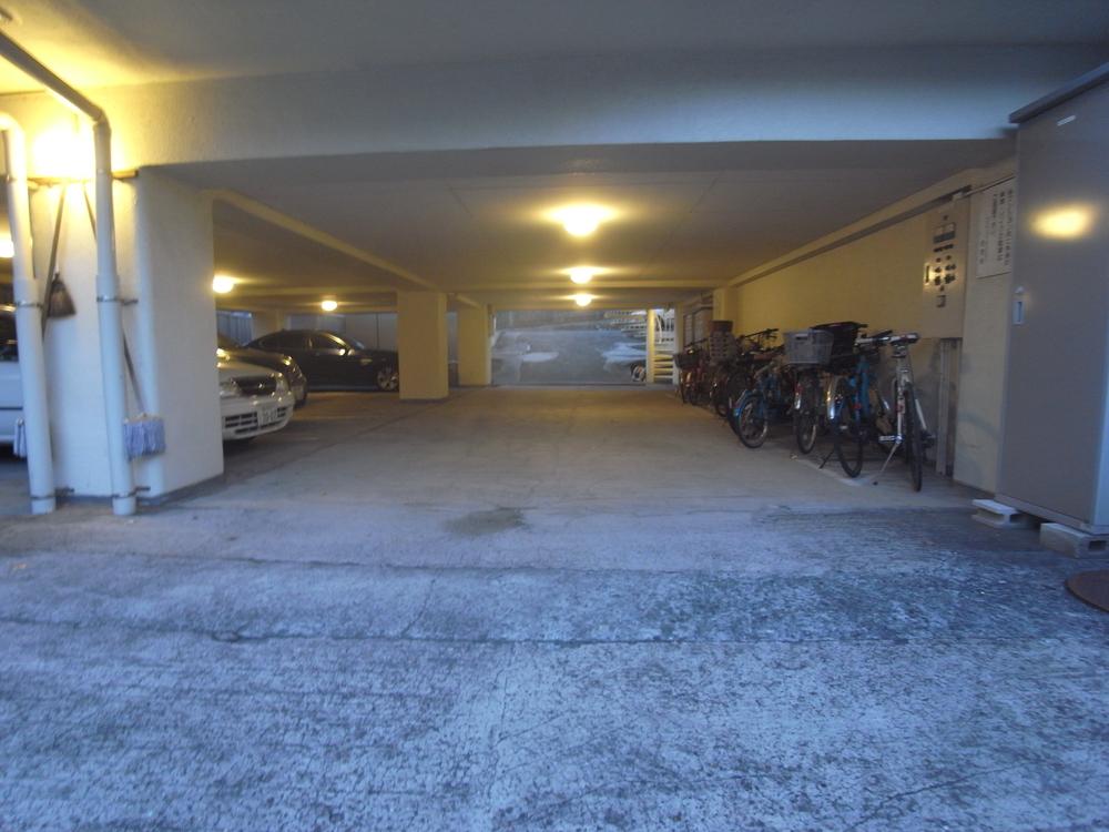 Parking lot. Common areas