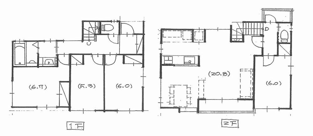 Building plan example (floor plan). Building plan example (6 compartment) 4LDK, Land price 46,800,000 yen, Land area 100.47 sq m , Building price 9 million yen, Building area 98.62 sq m