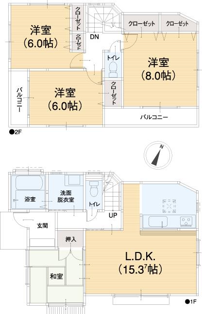 Floor plan. 33 million yen, 4LDK, Land area 108.72 sq m , Building area 94.6 sq m reference plan