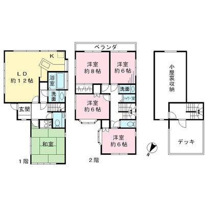 Floor plan. Kanagawa Prefecture Kanazawa-ku, Yokohama Nagahama 2-chome