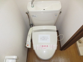 Toilet. Cleaning function heating toilet seat
