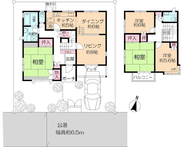 Floor plan. 31,800,000 yen, 4LDK + S (storeroom), Land area 157.22 sq m , Building area 118 sq m