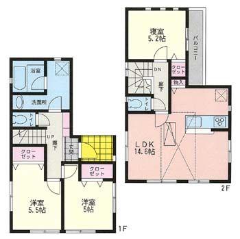Floor plan. 27,800,000 yen, 3LDK, Land area 83.19 sq m , Building area 76.53 sq m
