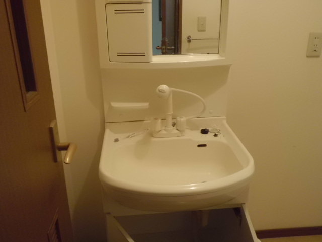 Washroom. Happy independence washbasin