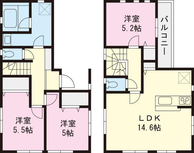 Floor plan. 27,800,000 yen, 3LDK, Land area 83.19 sq m , Building area 76.53 sq m