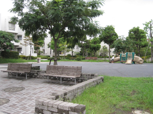 Other common areas. Playground located in the park is safe.