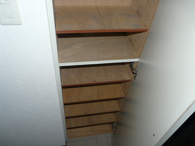 Entrance. Consent of the shoe box