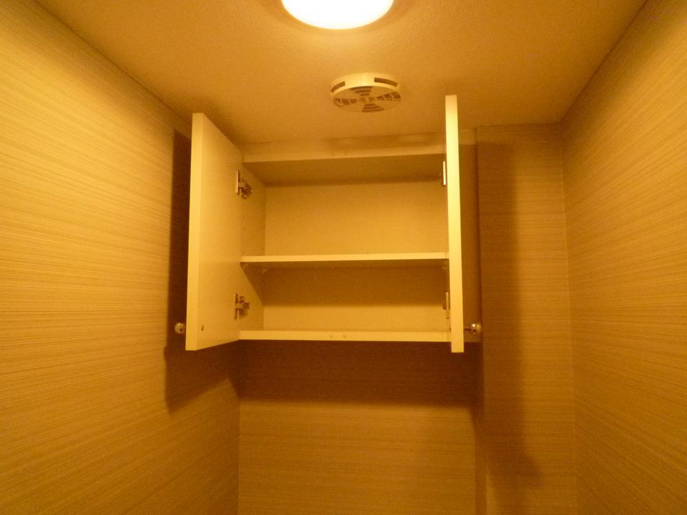 Toilet. Equipped with convenient storage when there is in the toilet.