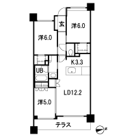 Floor: 3LD ・ K + 2WIC, occupied area: 70.11 sq m
