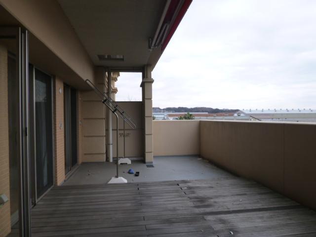 Balcony. Spacious terrace and open-air living