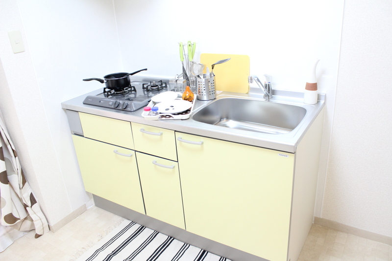 Kitchen. Stylish system kitchen of new