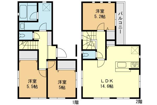 Floor plan. 27,800,000 yen, 3LDK, Land area 83.19 sq m , Building area 97.03 sq m floor plan