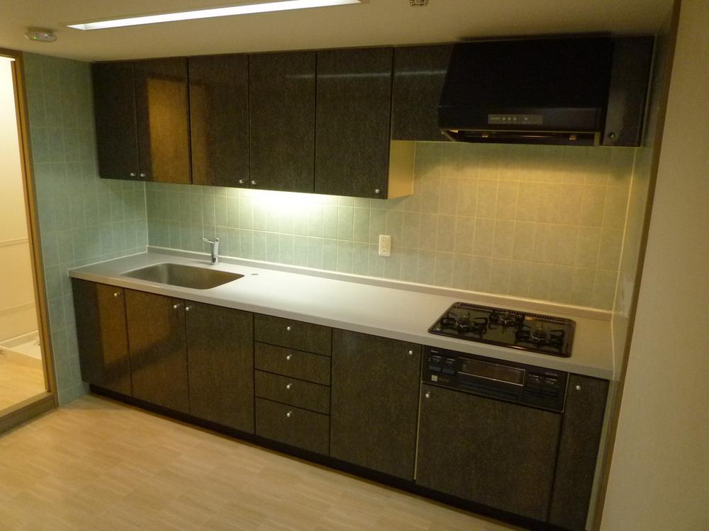 Kitchen. Equipped with a system kitchen luxurious apartment unique.