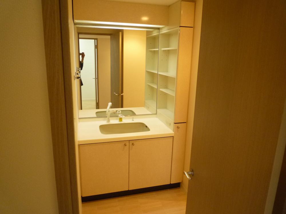 Wash basin, toilet. Complete with vanity luxurious apartment unique.