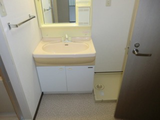 Washroom. Happy independence washbasin