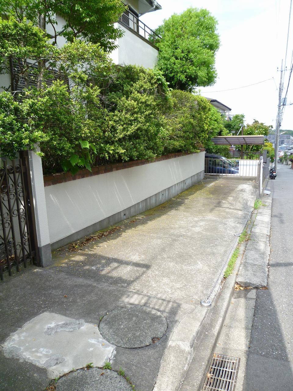 Parking lot. There are two car space