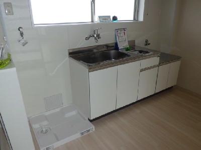 Kitchen. It is a popular gas stove corresponding kitchen (* ^^) v