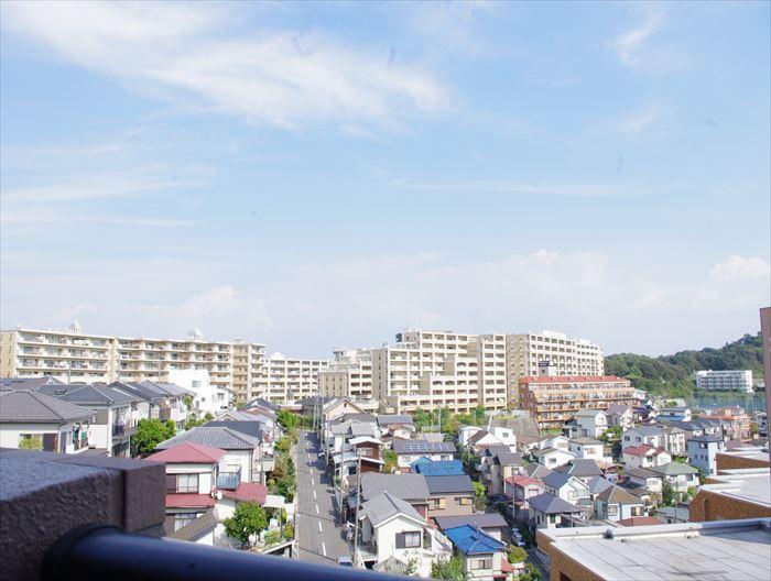 View photos from the dwelling unit. Balcony town of Mutsuura overlooking