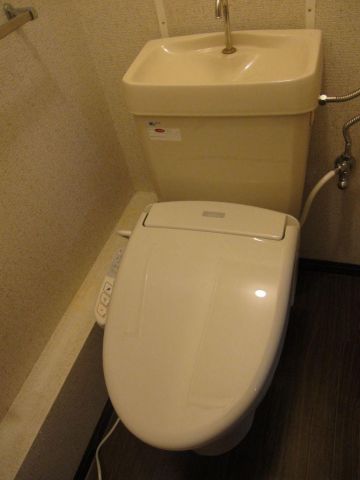 Toilet. Hot-water cleaning heating deodorizing toilet seat