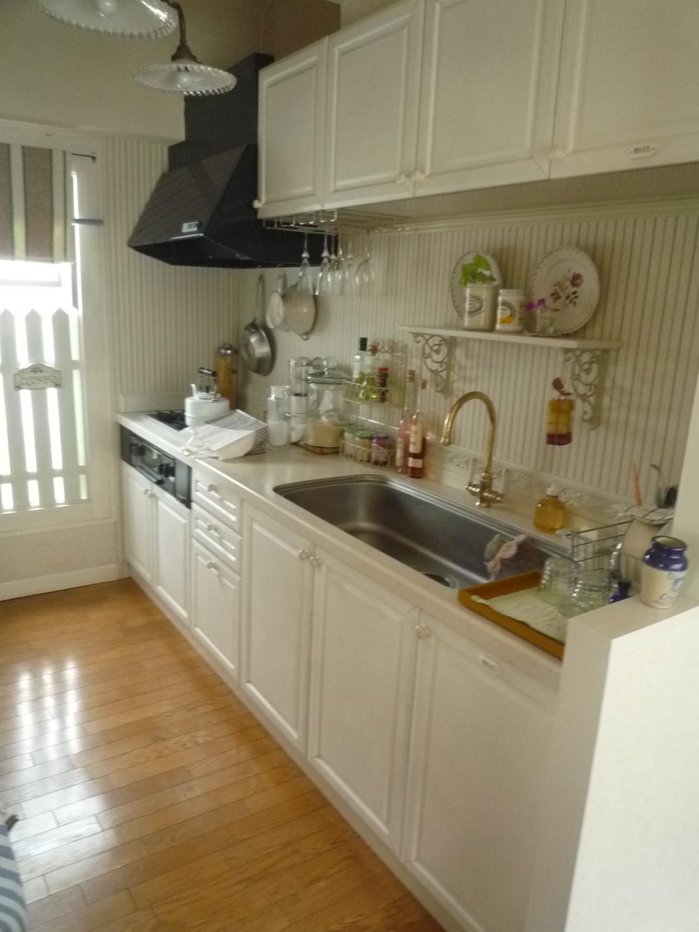 Kitchen. Spacious and stylish kitchen that was