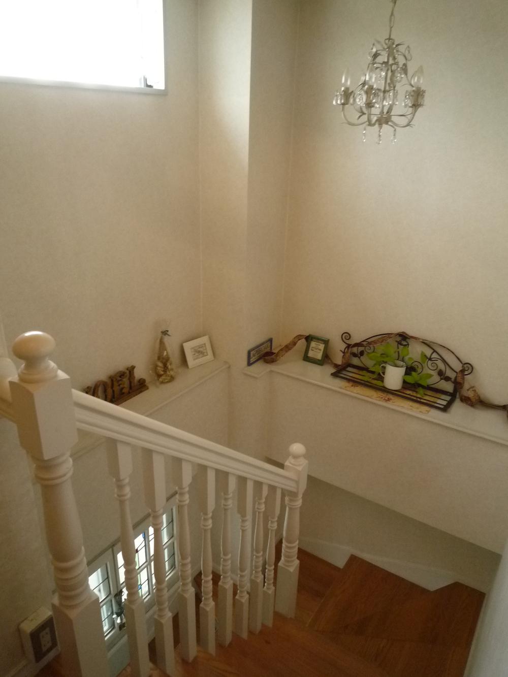 Other introspection. On the stairs from the entrance