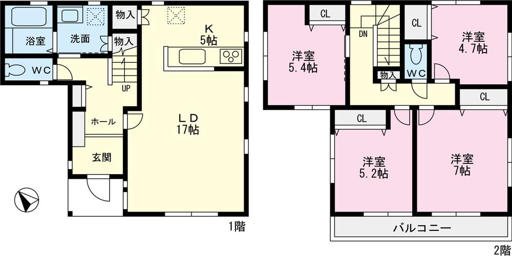 Floor plan. (1 Building), Price 31,800,000 yen, 3LDK+S, Land area 84.59 sq m , Building area 103.5 sq m