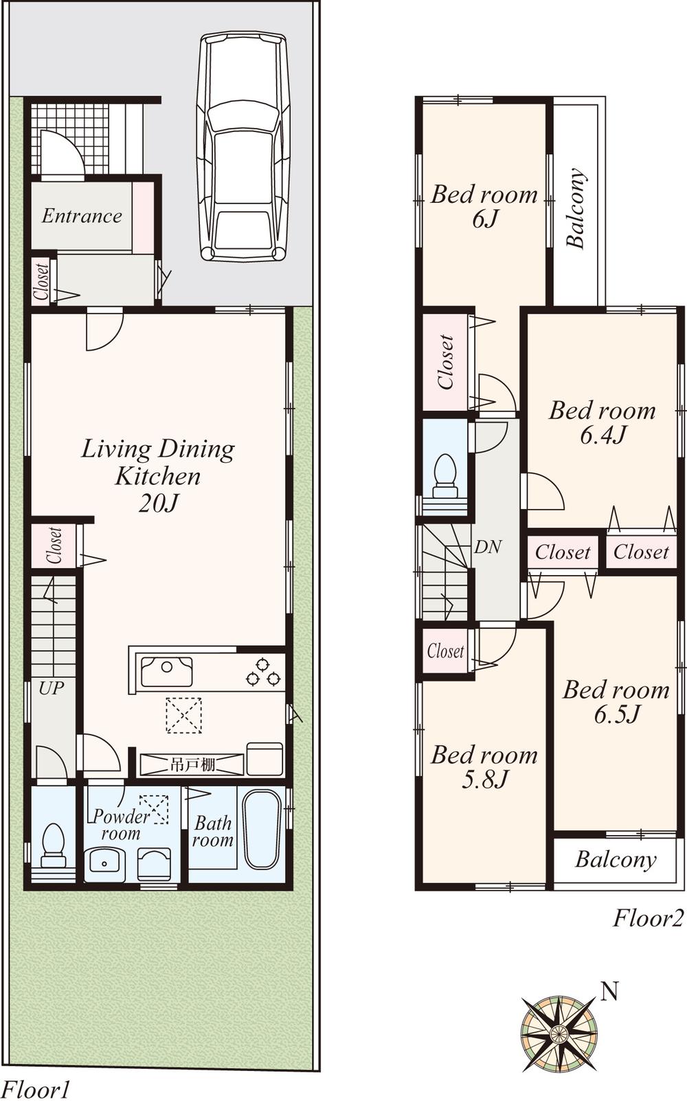 Floor plan. Finally 36 House of streets is completed. It offers also serves as the perfect living environment to the child-rearing! For more information, please contact us.