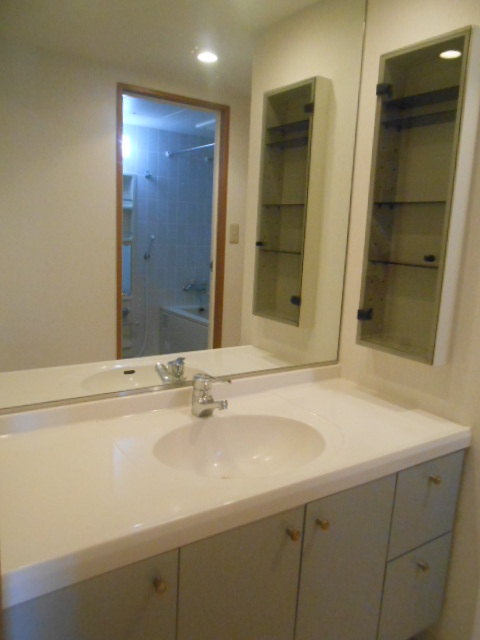 Washroom. Independent wash basin