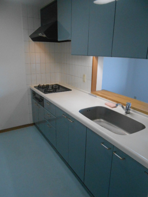 Kitchen. With counter, System kitchen