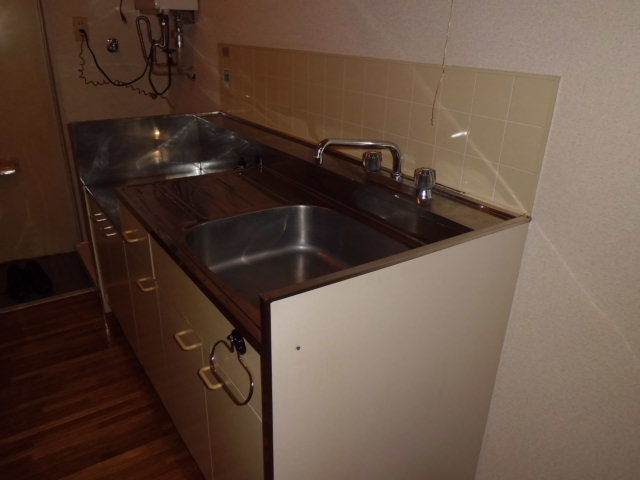 Kitchen. It is a popular gas stove corresponding kitchen (* ^^) v