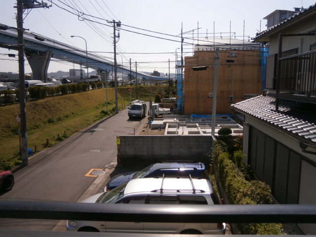 View. Is the view from the south side of the veranda.