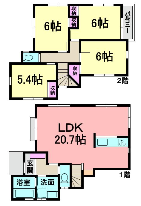 Building plan example (floor plan). Building plan example (1 Building) 4LDK, Land price 24,958,000 yen, Land area 131.29 sq m , Building price 11 million yen, Building area 97.71 sq m