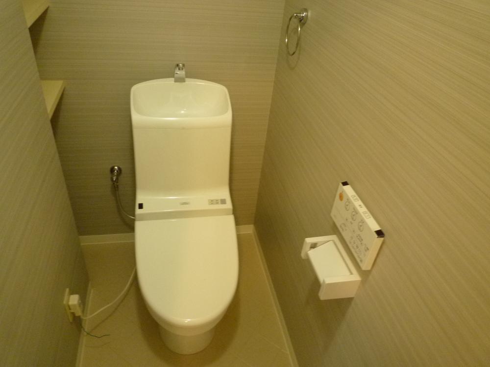 Toilet. New shower toilet installation