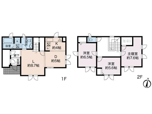 Other building plan example. A compartment, Reference plan view. (Tokyu Homes Corporation reference plan), however, This matter land is not with building conditions. 24,927,000 yen (base price, Building expenses, Taxes and registration costs, Etc. is included for outside 構費. ) Building area 100.11 sq m