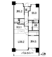 Floor: 3LD ・ K+FC+WIC / 2LD ・ K + S + FC + WIC, the occupied area: 60.28 sq m