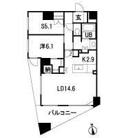 Floor: 1LD ・ K + S + N + WIC, the area occupied: 67.3 sq m
