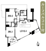 Floor: 2LD ・ K + 2WIC, the area occupied: 73.5 sq m